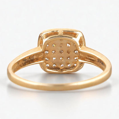 Square Grid Men's Diamond Ring