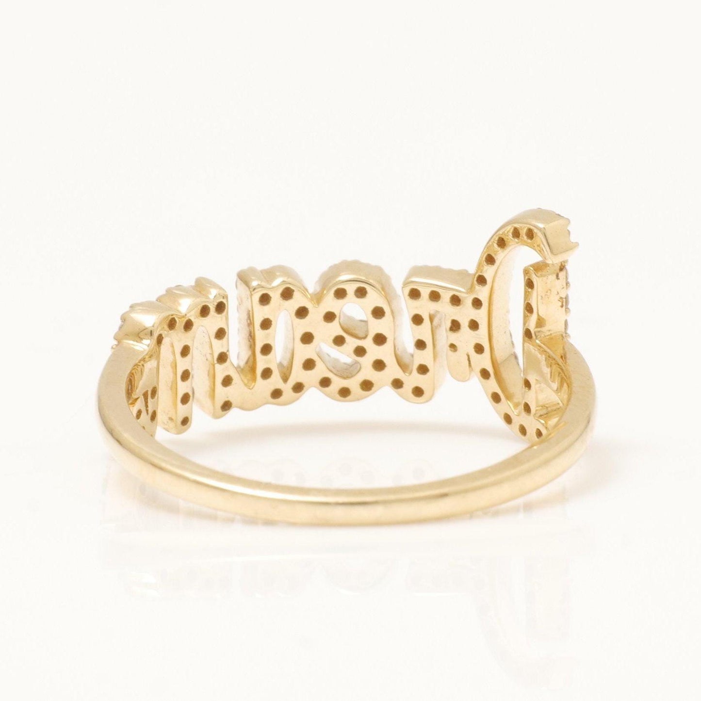 Dream Natural Diamond Personalized Ring