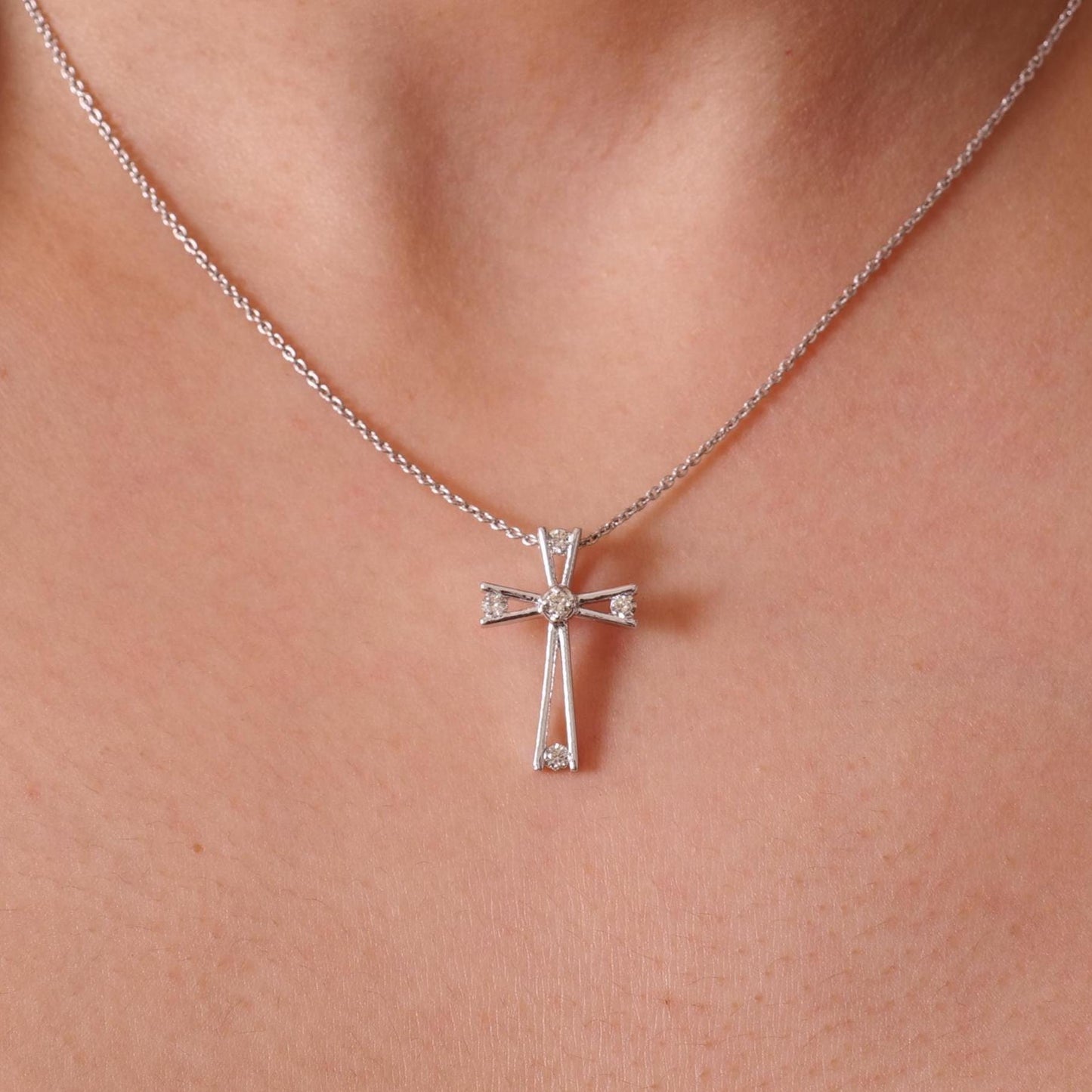 Diamond Cross Pendant