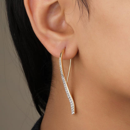 Diamond Dangle Earrings