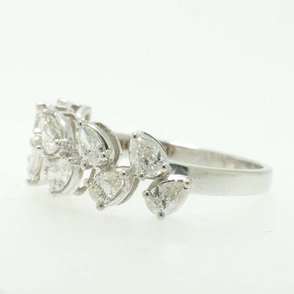 Leaf Diamond Eternity Band