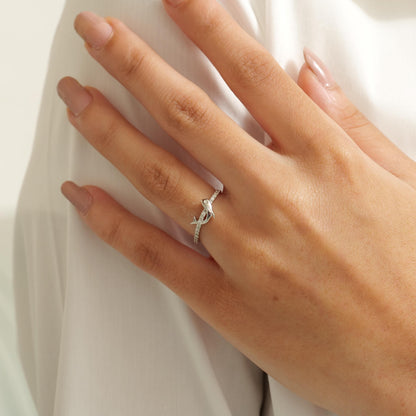 Dolphin Diamond Ring