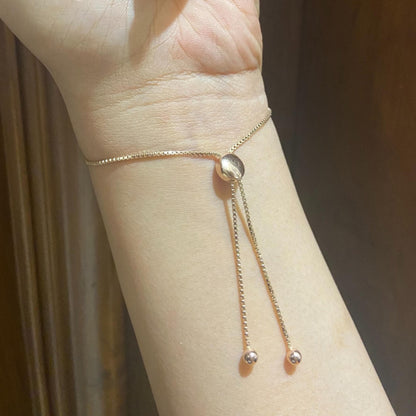 Diamond Circles Bolo Bracelet with Illusion setting