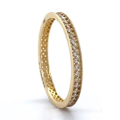 Round Diamond Band Ring