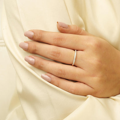 Diamond Half Eternity Band