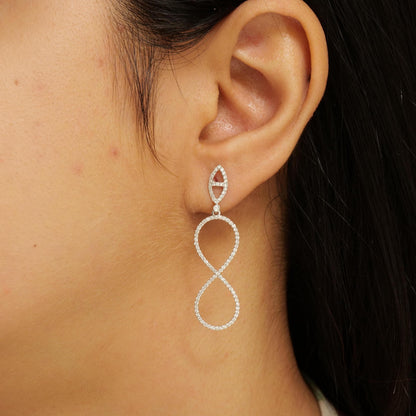 Dangle Diamond Earrings