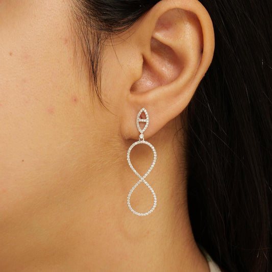 Dangle Diamond Earrings