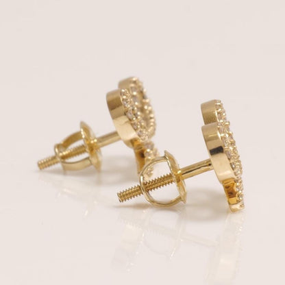 Kids Bow Diamond Earrings
