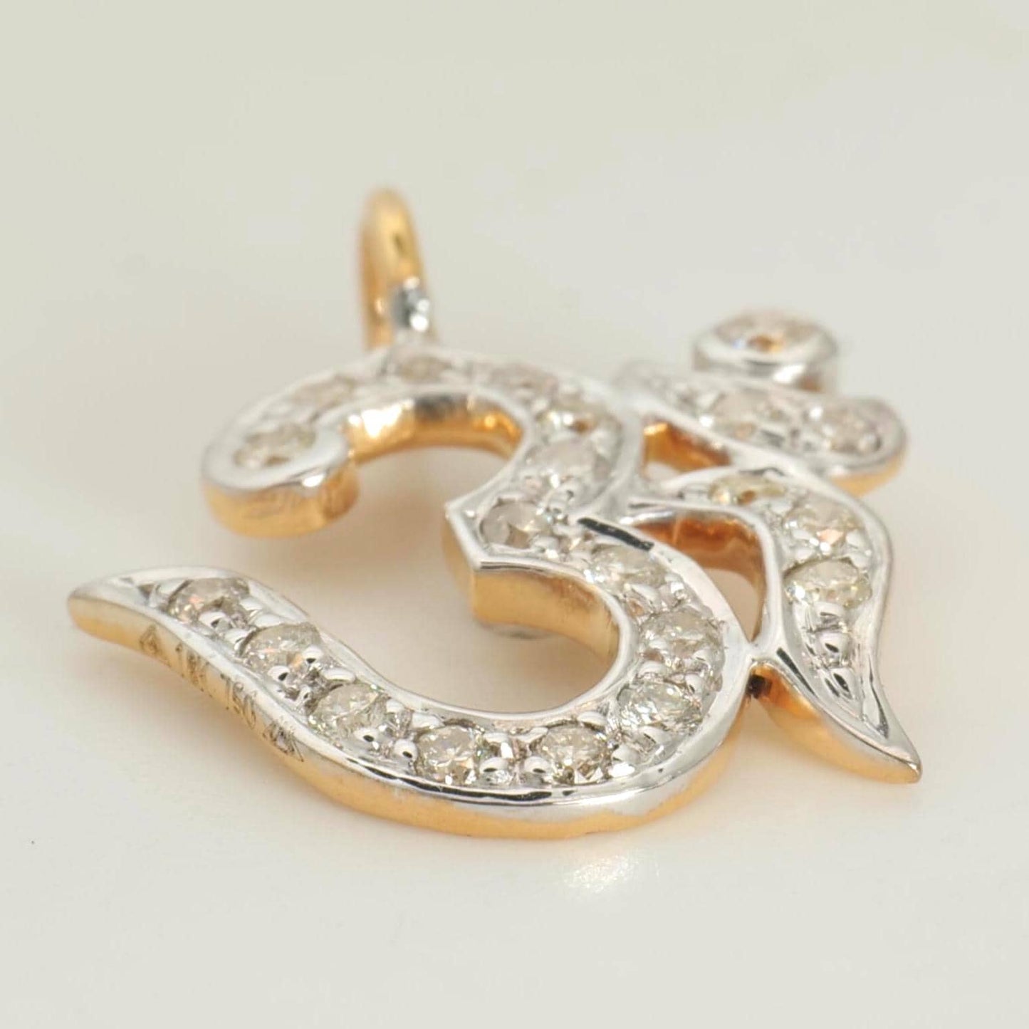 Religious Om Diamond Pendant