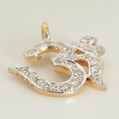 Religious Om Diamond Pendant