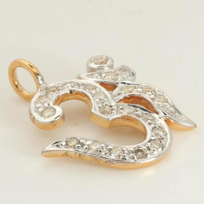 Religious Om Diamond Pendant