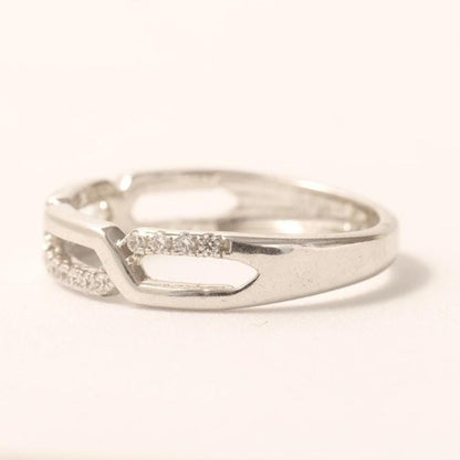 Chain Link Diamond Band