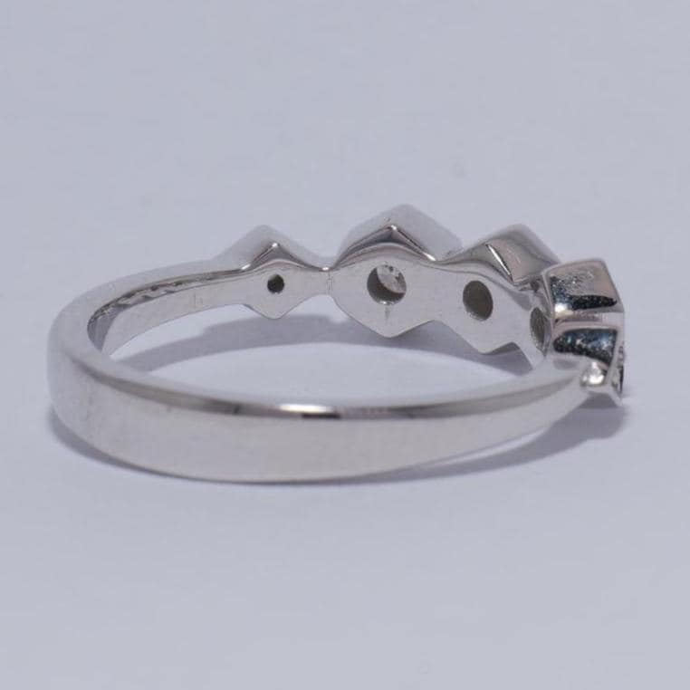 Hexagon Diamond Ring