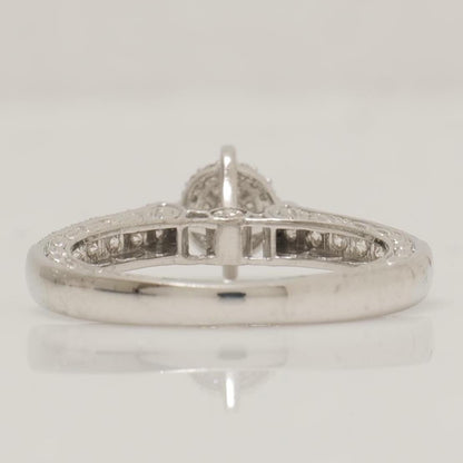 Vintage Natural Diamond Halo Ring