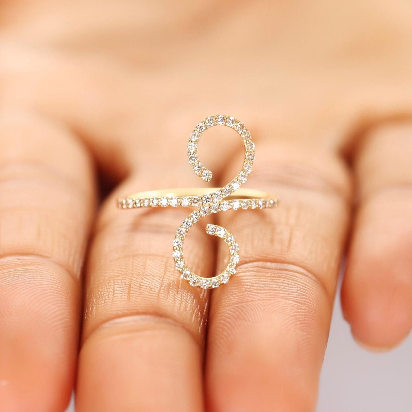 Infinity Diamond Ring