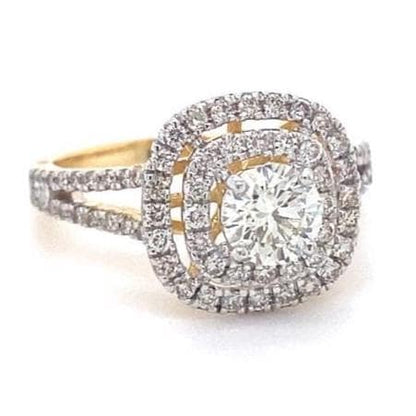 Halo Diamond Engagement Ring