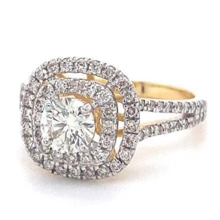 Halo Diamond Engagement Ring