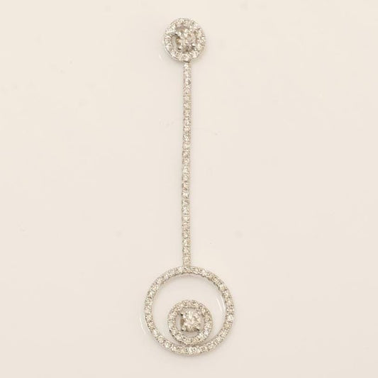 Circle Drop Diamond Pendant