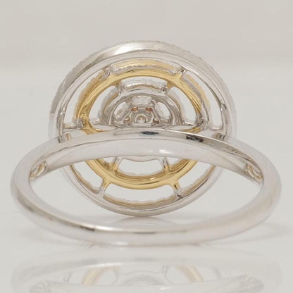 Round Cluster Diamond Ring