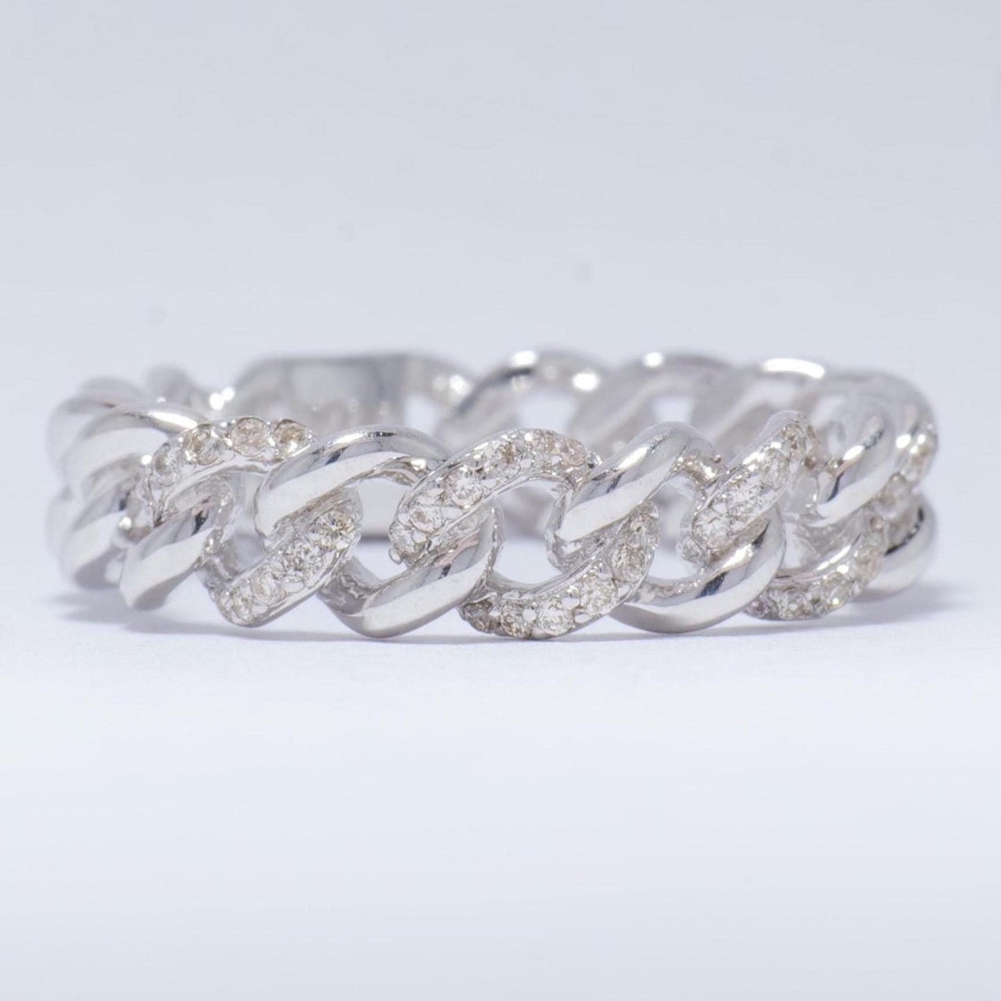Miami Cuban Diamond Ring
