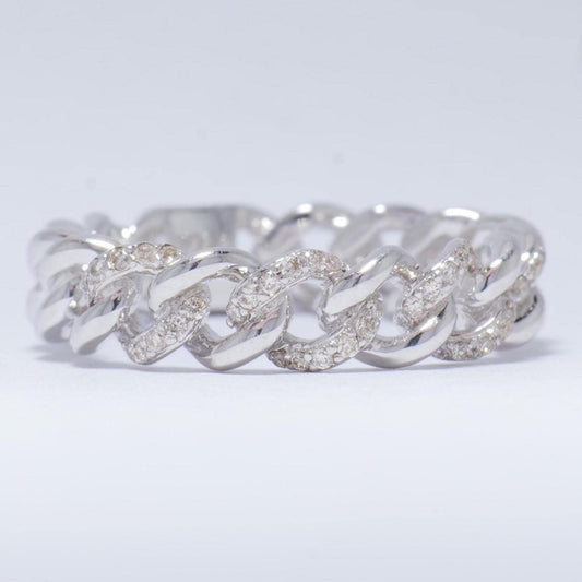 Miami Cuban Diamond Ring