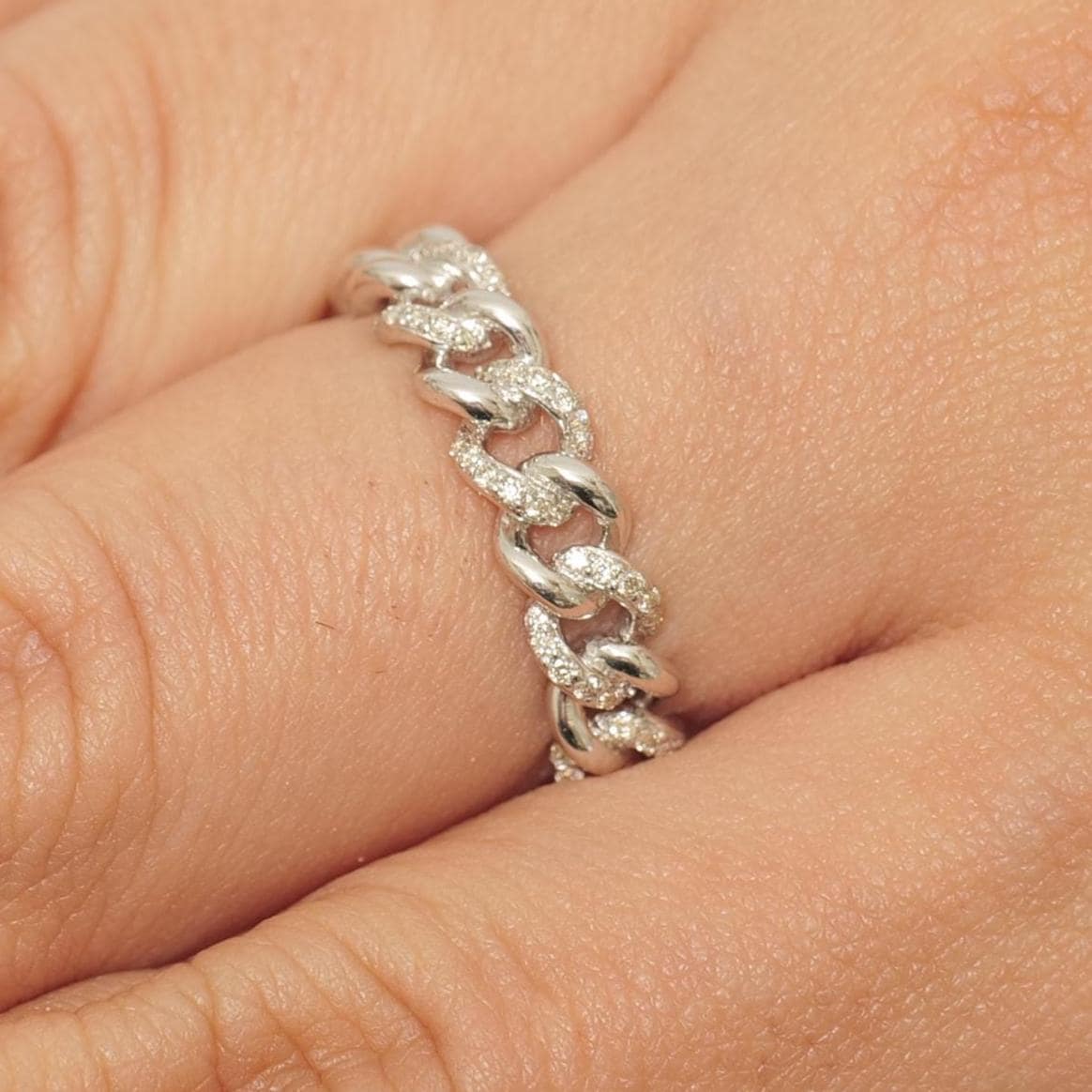 Miami Cuban Diamond Ring