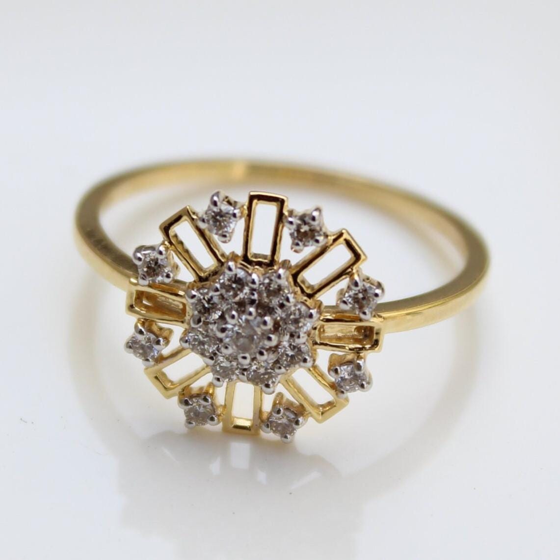 Flower Diamond Ring