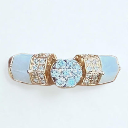 Mother of Pearl Diamond Ring