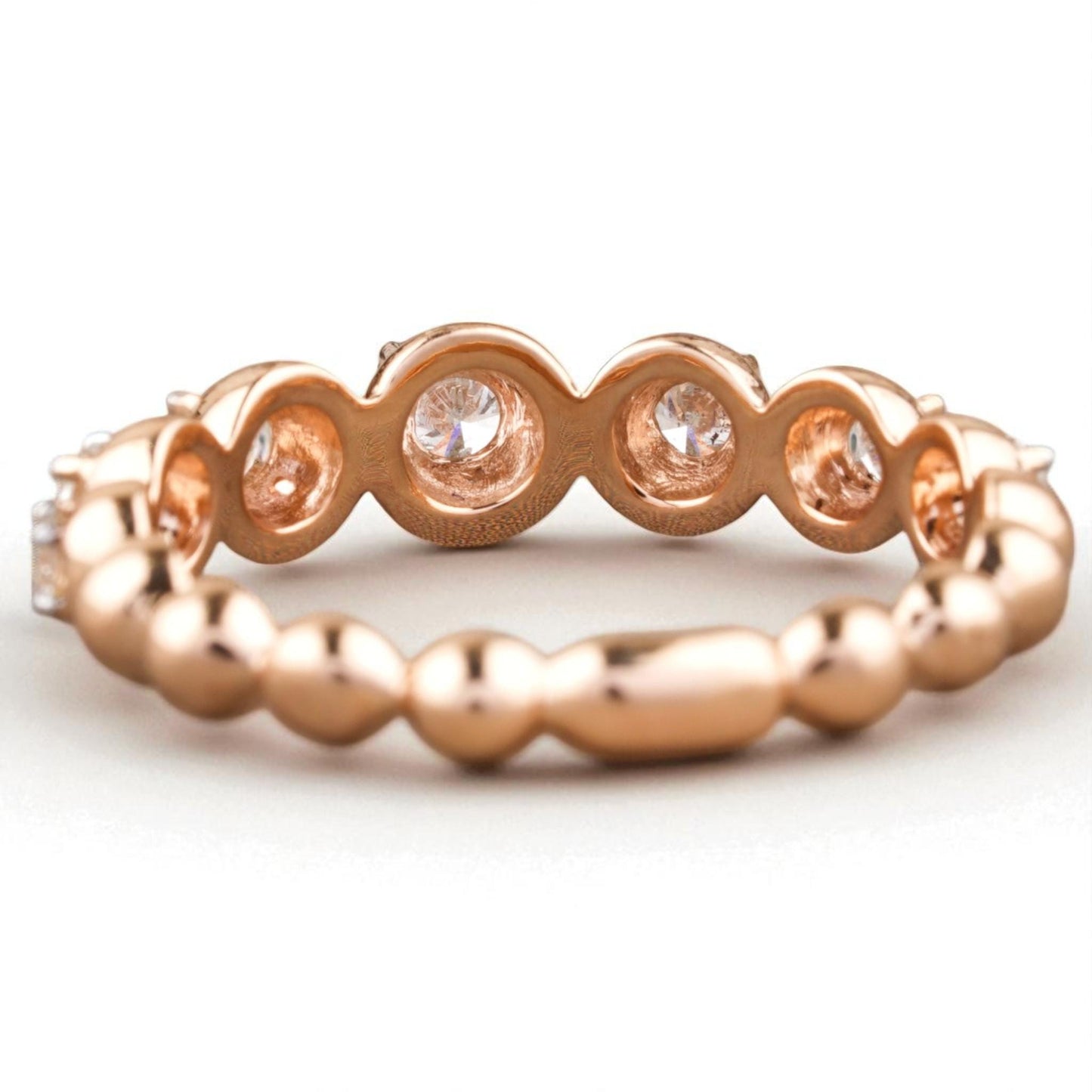 Bubble Natural Diamond Eternity Band Ring