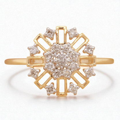 Flower Diamond Ring