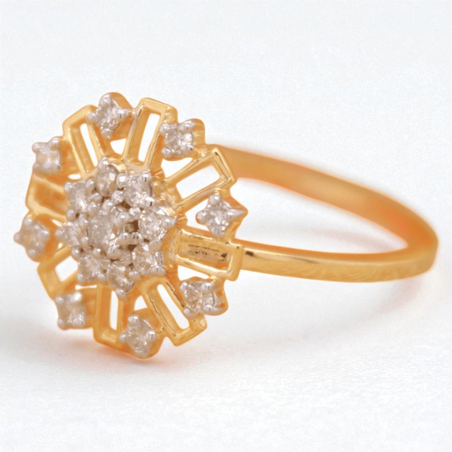 Flower Diamond Ring