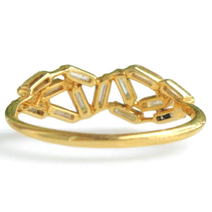 Baguette Natural Diamond Ring