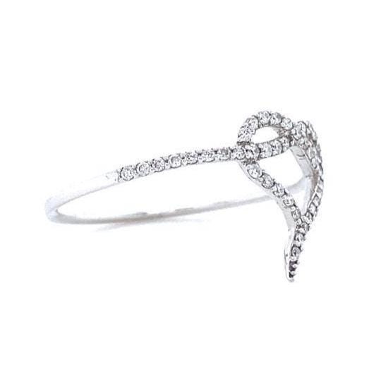 Heart Natural Diamond Proposal Ring