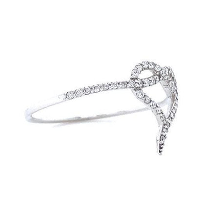 Heart Natural Diamond Proposal Ring