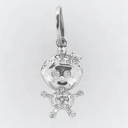 Teddy Diamond Charm Pendant