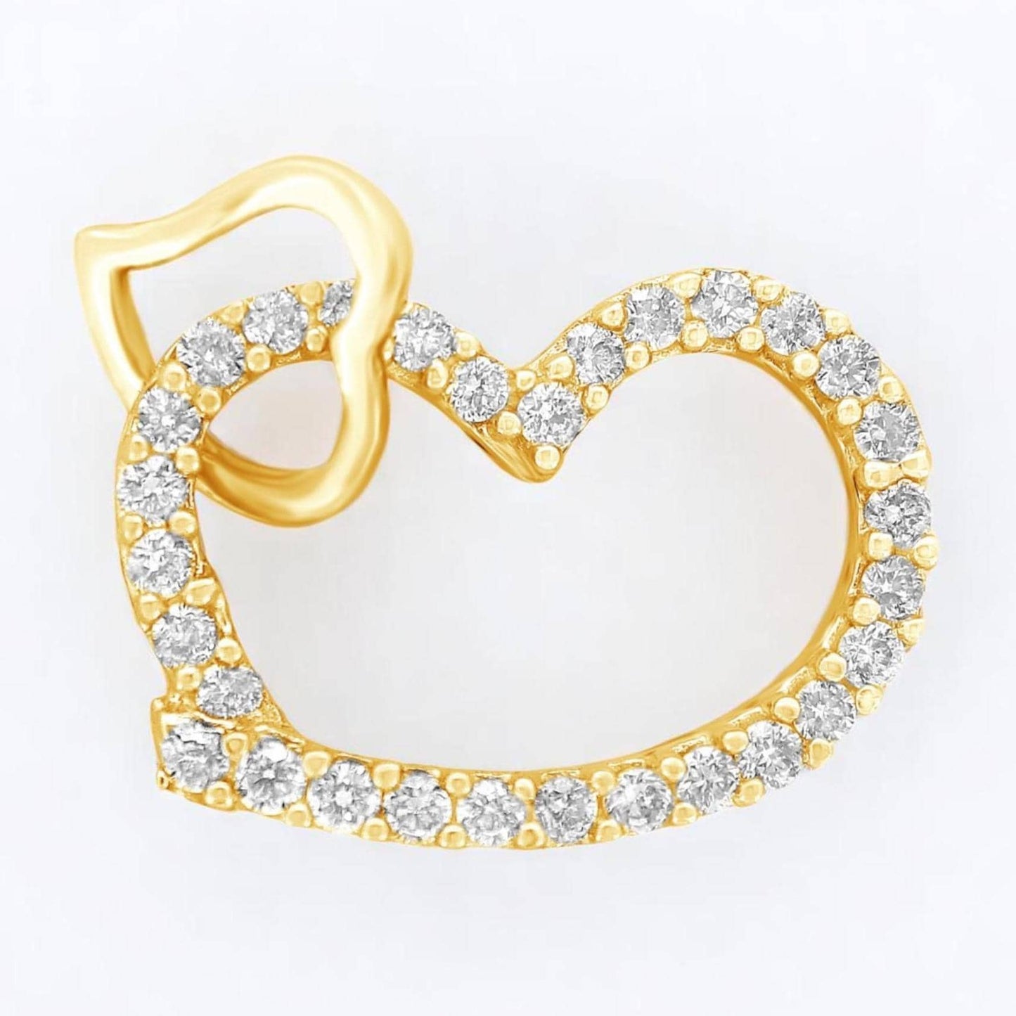 Diamond Heart Pendant Necklace