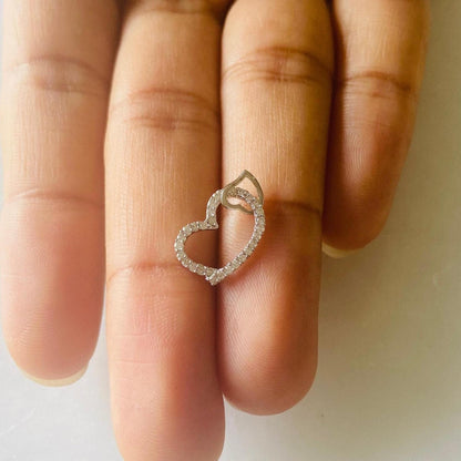 Diamond Heart Pendant Necklace