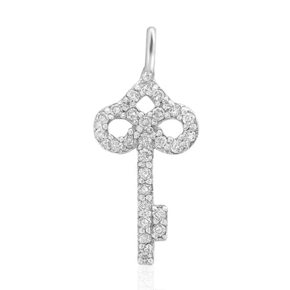 Key Natural Diamond Stacking Charm