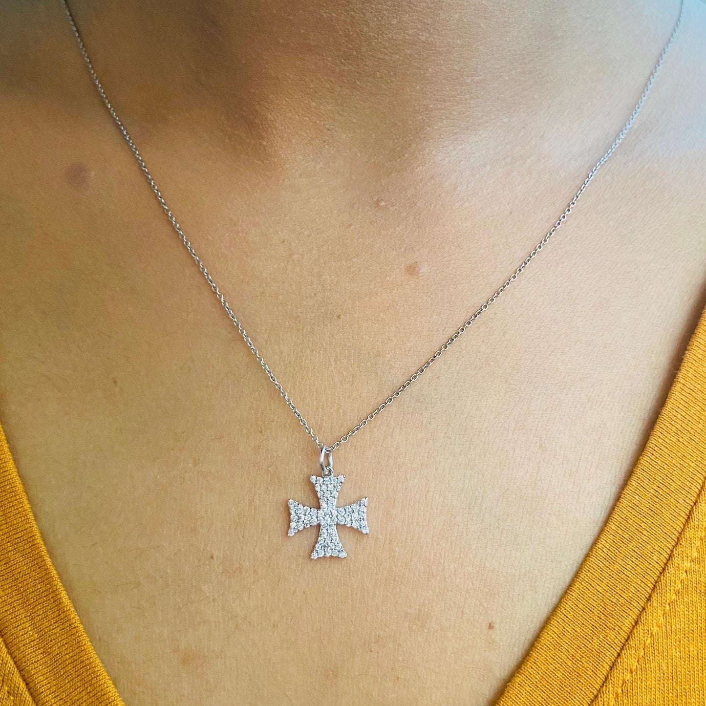 Diamond Cross Pendant