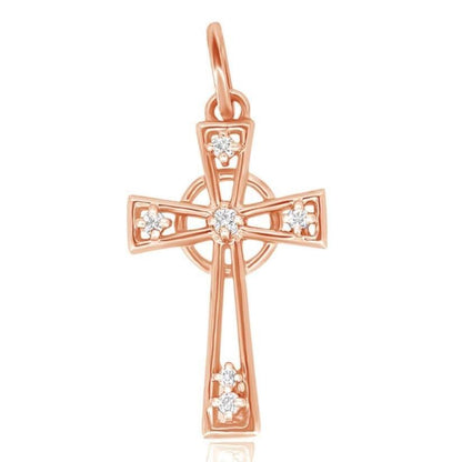 Diamond Celtic Cross Pendant