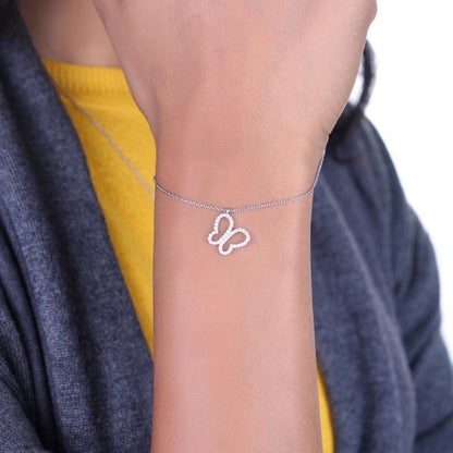Butterfly Diamond Charm