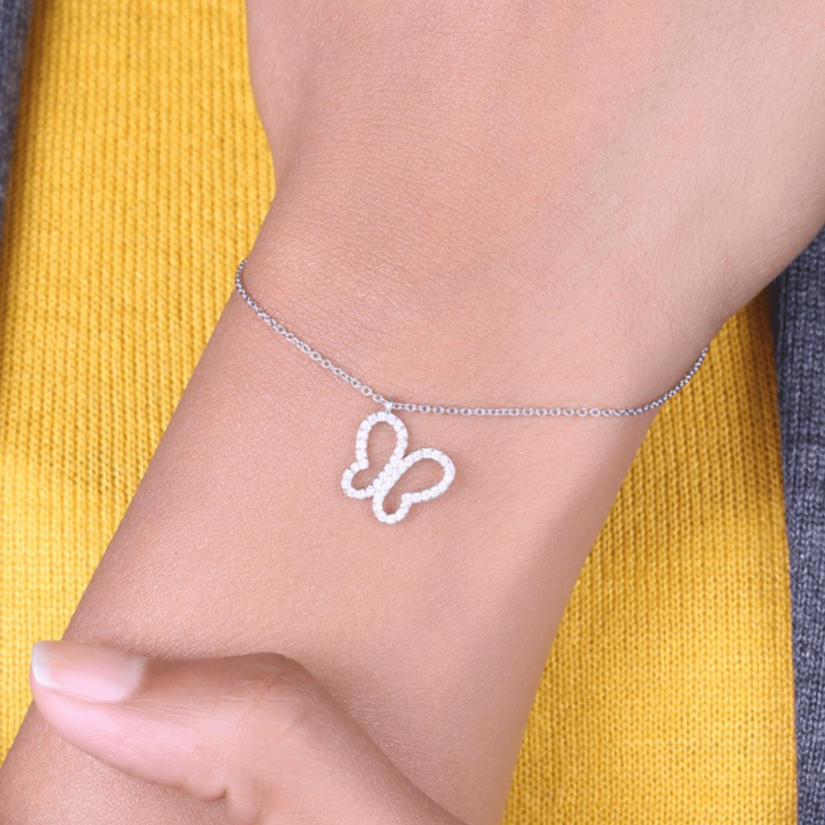 Butterfly Diamond Charm