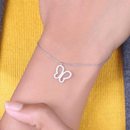 Butterfly Diamond Charm