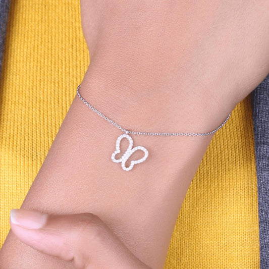 Butterfly Diamond Charm