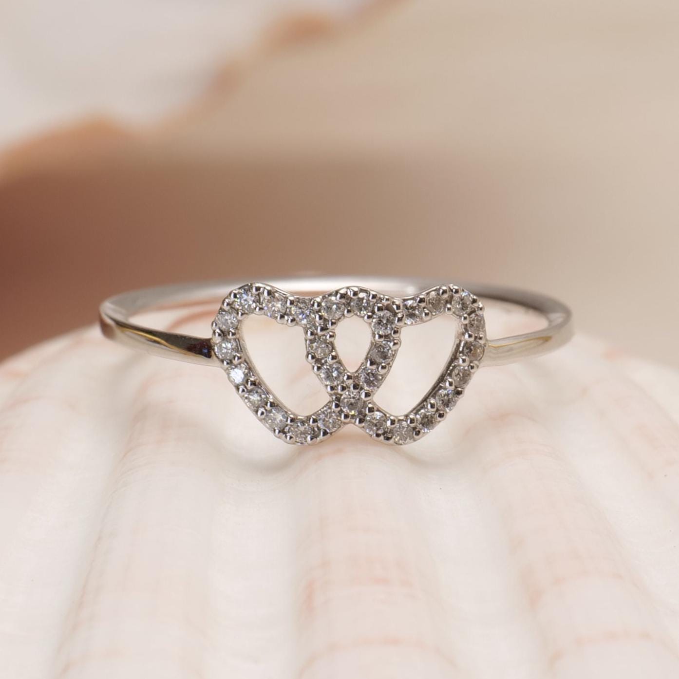 Heart Diamond Ring