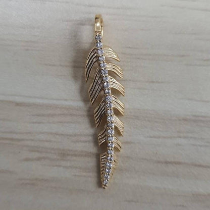 Leaf Diamond Pendant