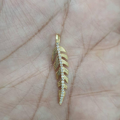 Leaf Diamond Pendant