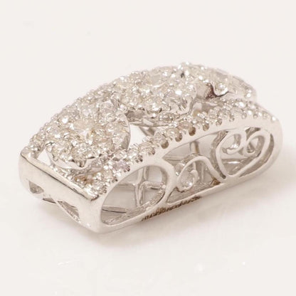 Circle Cluster Natural Diamond Pendant