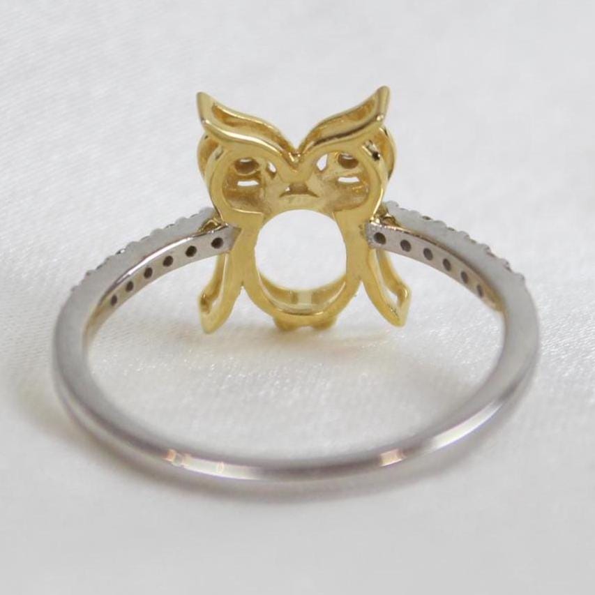 Owl Diamond Ring