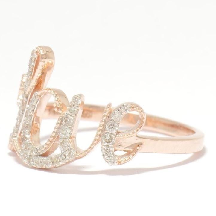 Diamond Love Ring